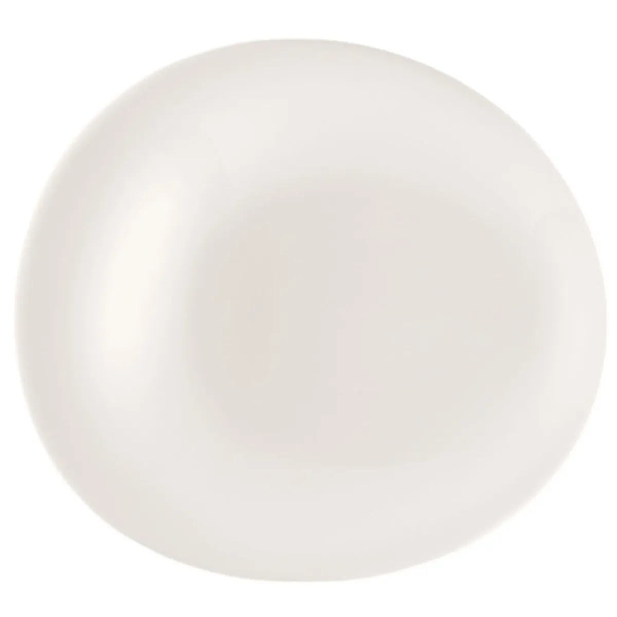 Assiette coupe plate rond blanc porcelaine bone china 20,2x18,4 cm Pose - RAK
