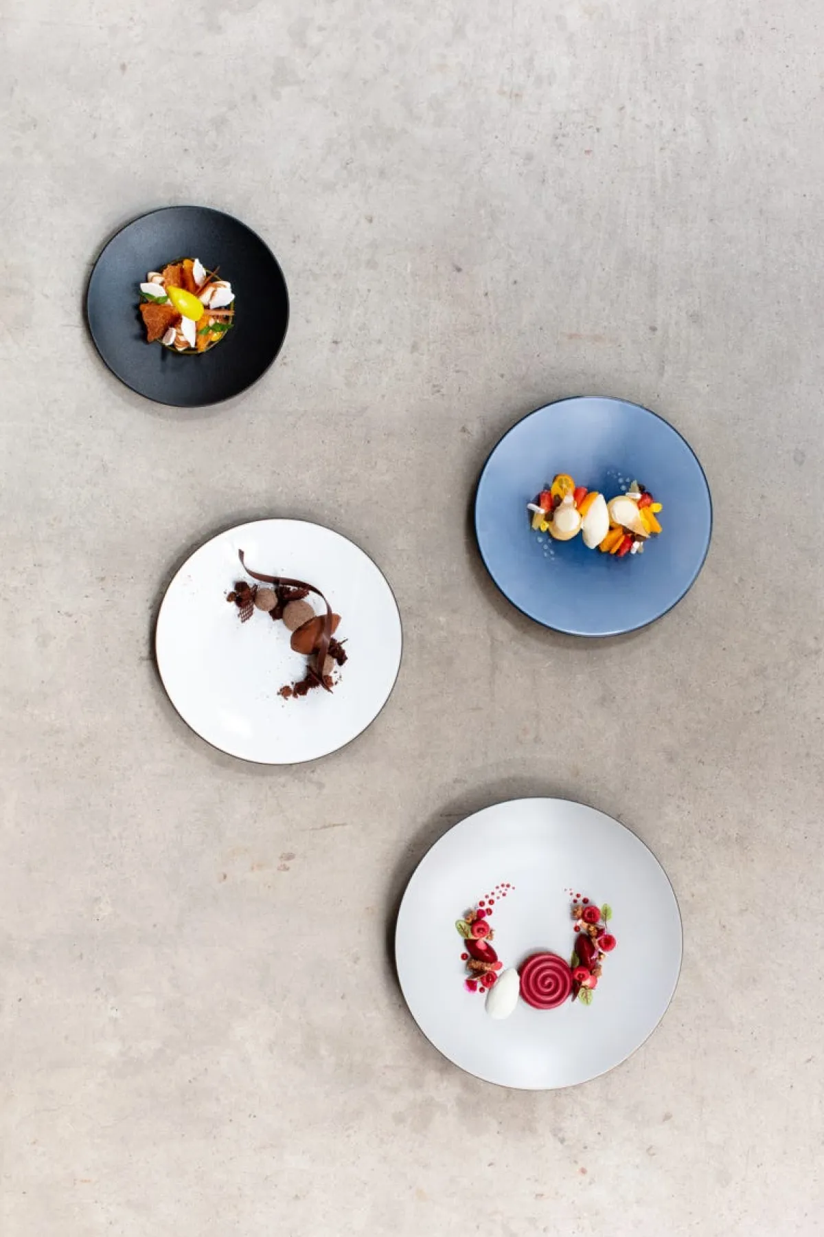Assiette coupe plate rond blanc porcelaine culinaire Ø 21,5 cm Equinoxe - REVOL