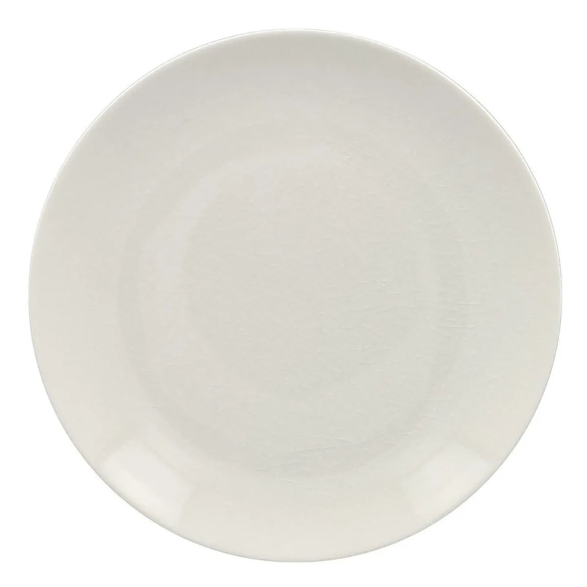 Assiette coupe plate rond blanc porcelaine vitrifiée Ø 20,9 cm Vintage - RAK Outlet