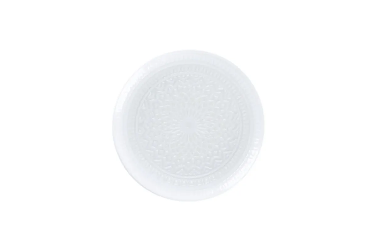 Assiette coupe plate rond blanc porcelaine Ø 21 cm Céleste - RAK Clearance