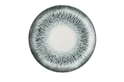 CHURCHILL Assiette coupe plate rond Black porcelaine vitrifiée Ø 28,8 cm Inked Lume