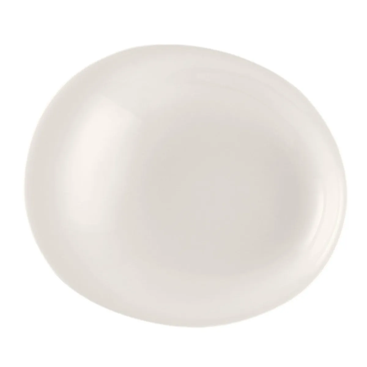Assiette coupe plate rond blanc porcelaine bone china 14,3x12,4 cm Pose - RAK Clearance