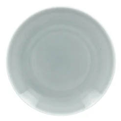 Assiette coupe plate rond bleu porcelaine vitrifiée Ø 26,7 cm Vintage - RAK Clearance