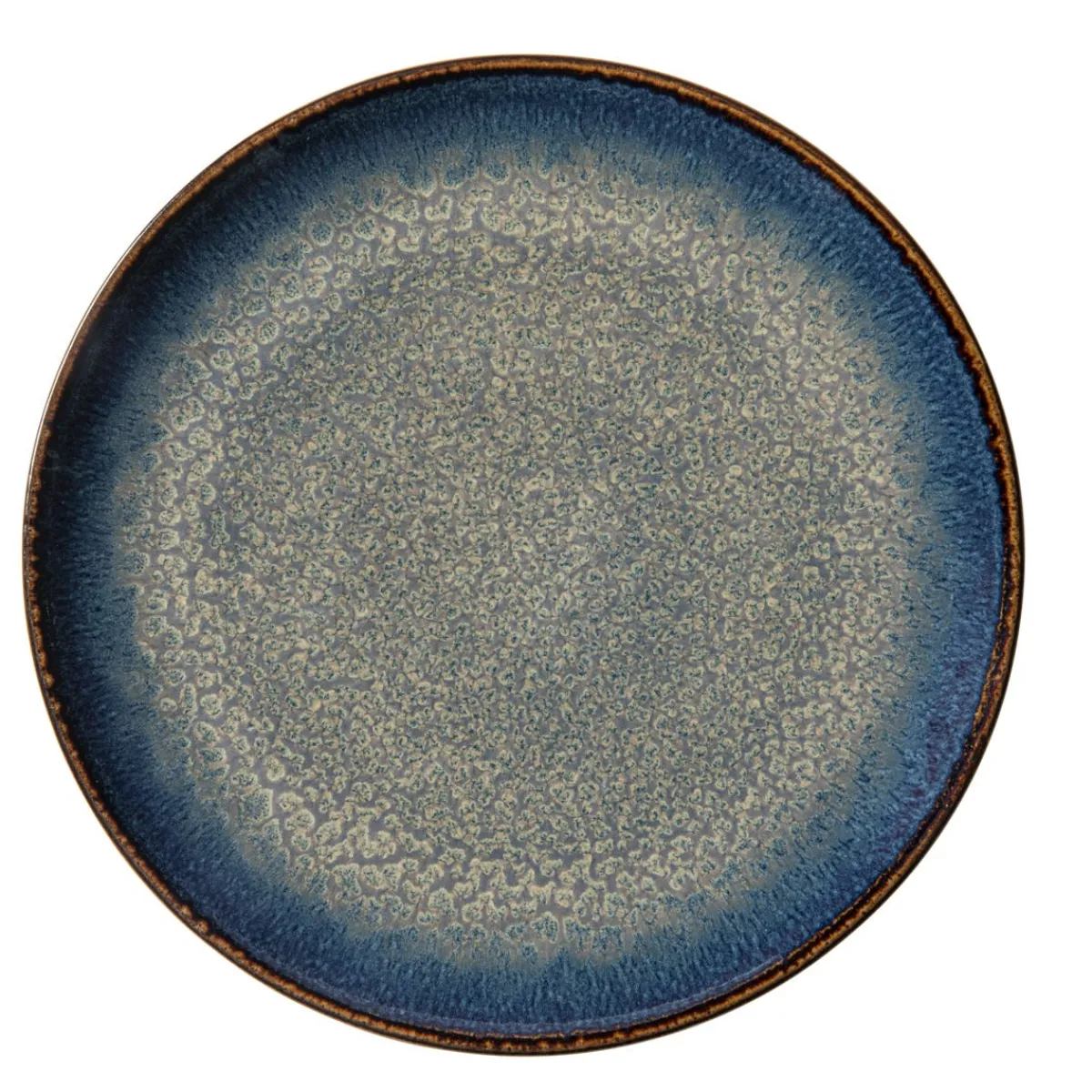 ACCOLADE Assiette coupe plate rond bleu foncé porcelaine Ø 27 cm Seablue Discount