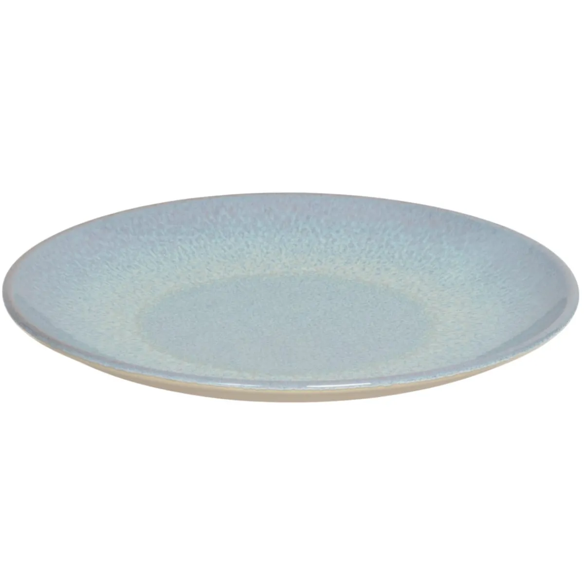 ACCOLADE Assiette coupe plate rond bleu porcelaine Ø 21 cm Azure Outlet