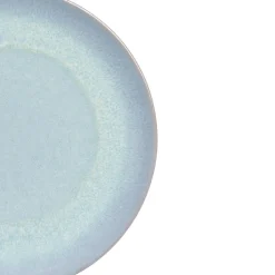 ACCOLADE Assiette coupe plate rond bleu porcelaine Ø 27 cm Azure Sale