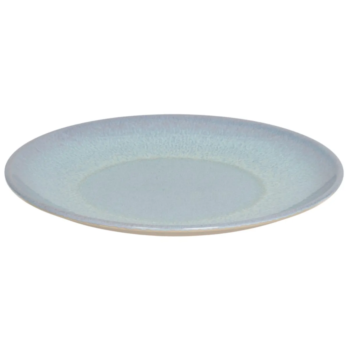 Assiette coupe plate rond bleu porcelaine Ø 24 cm Azure - ACCOLADE Best