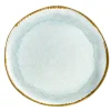 Assiette coupe plate rond bleu grès émaillé Ø 28 cm Shadow - MEDARD DE NOBLAT New