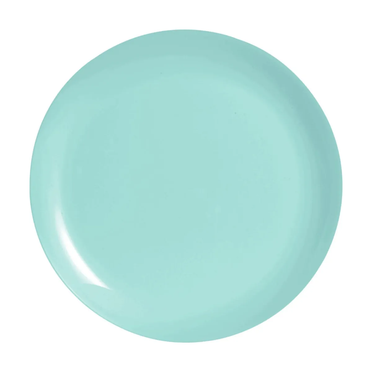 LUMINARC Assiette coupe plate rond bleu verre opal Ø 25 cm Diwali Online