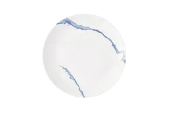 CHURCHILL Assiette coupe plate rond bleu porcelaine vitrifiée Ø 26 cm Inked Tide Accents Discount