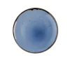 Assiette coupe plate rond bleu indigo porcelaine vitrifiée Ø 16 cm Harvest - DUDSON Best