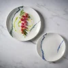 CHURCHILL Assiette coupe plate rond bleu porcelaine vitrifiée Ø 21,7 cm Inked Tide Accents Best