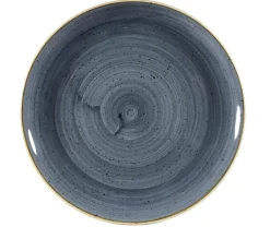 CHURCHILL Assiette coupe plate rond blueberry porcelaine vitrifiée Ø 23 cm Evolve Stonecast Online