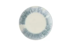 Assiette coupe plate rond Blue porcelaine vitrifiée Ø 26 cm Lyra - CHURCHILL Discount