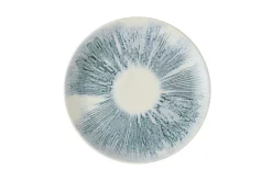 Assiette coupe plate rond Blue porcelaine vitrifiée Ø 28,8 cm Lyra - CHURCHILL Outlet