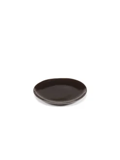 SERAX Assiette coupe plate rond ébène grès émaillé Ø 18 cm La Mère Best