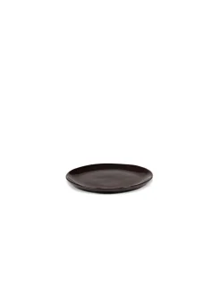 Assiette coupe plate rond ébène grès émaillé Ø 14,5 cm La Mère - SERAX Best