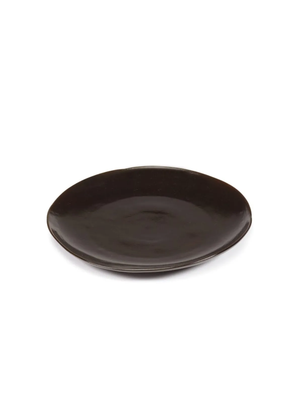 SERAX Assiette coupe plate rond ébène grès émaillé Ø 27 cm La Mère Best