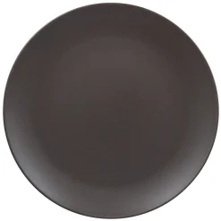 Assiette coupe plate rond brun porcelaine vitrifiée Ø 24 cm Genesis - RAK