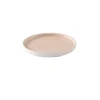 Assiette coupe plate rond Canvas Coral porcelaine vitrifiée Ø 21 cm Stonecast Canvas - CHURCHILL Discount