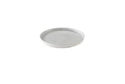 CHURCHILL Assiette coupe plate rond Canvas grey porcelaine vitrifiée Ø 28 cm Stonecast Canvas Hot