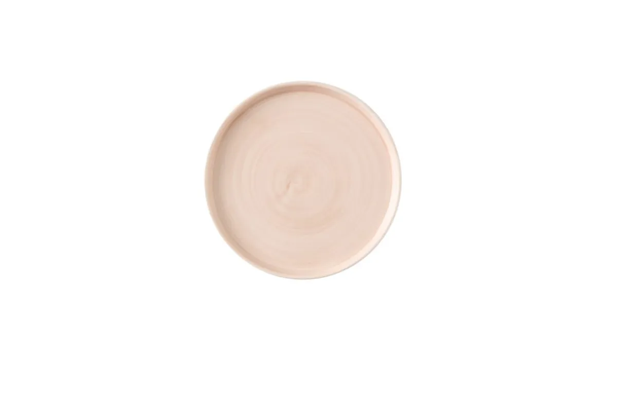 CHURCHILL Assiette coupe plate rond Canvas Coral porcelaine vitrifiée Ø 26 cm Stonecast Canvas Clearance