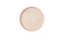 CHURCHILL Assiette coupe plate rond Canvas Coral porcelaine vitrifiée Ø 28 cm Stonecast Canvas