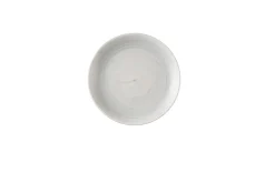 Assiette coupe plate rond Canvas grey porcelaine vitrifiée Ø 28,8 cm Stonecast Canvas - CHURCHILL Best
