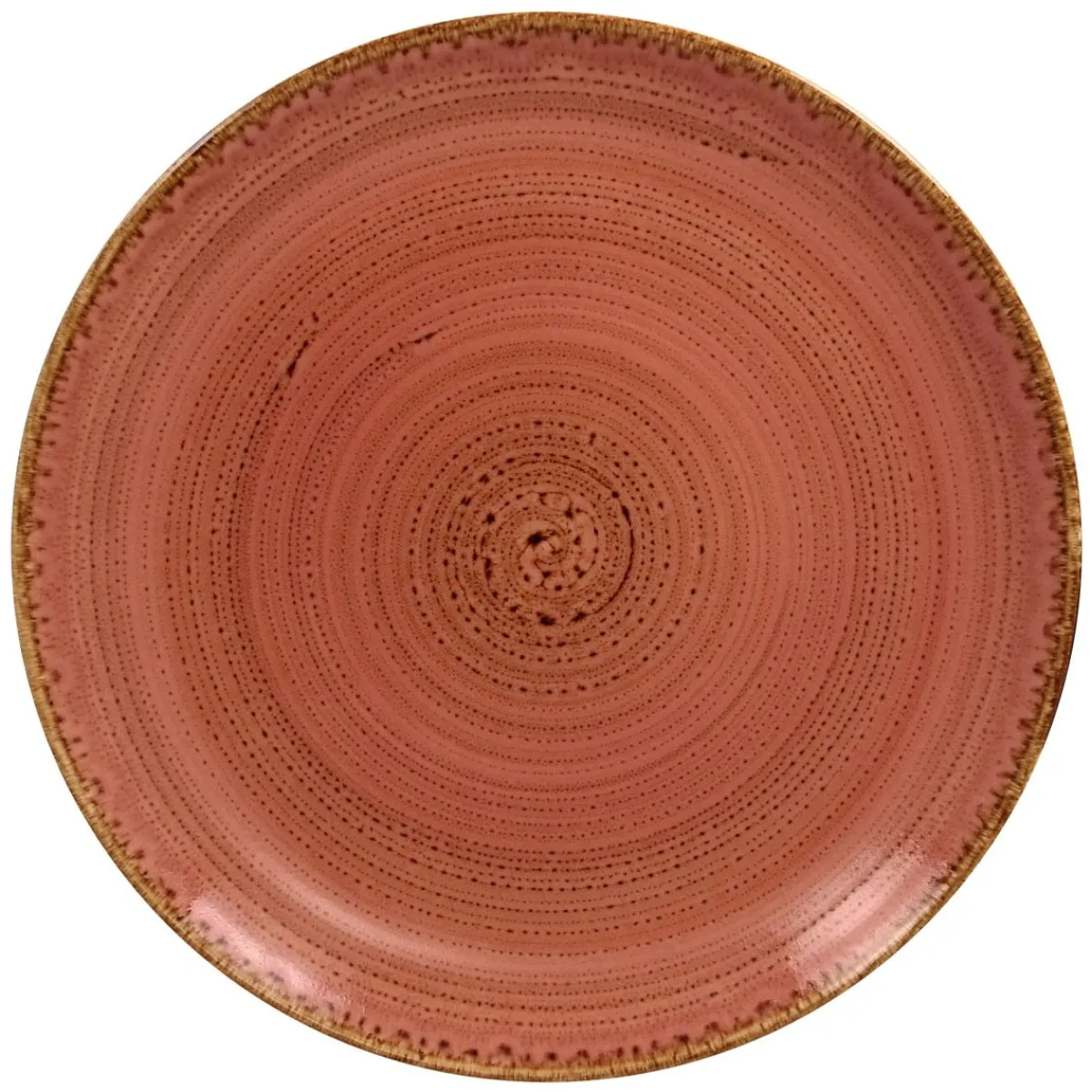 Assiette coupe plate rond coral porcelaine vitrifiée Ø 26,7 cm Twirl - RAK Clearance