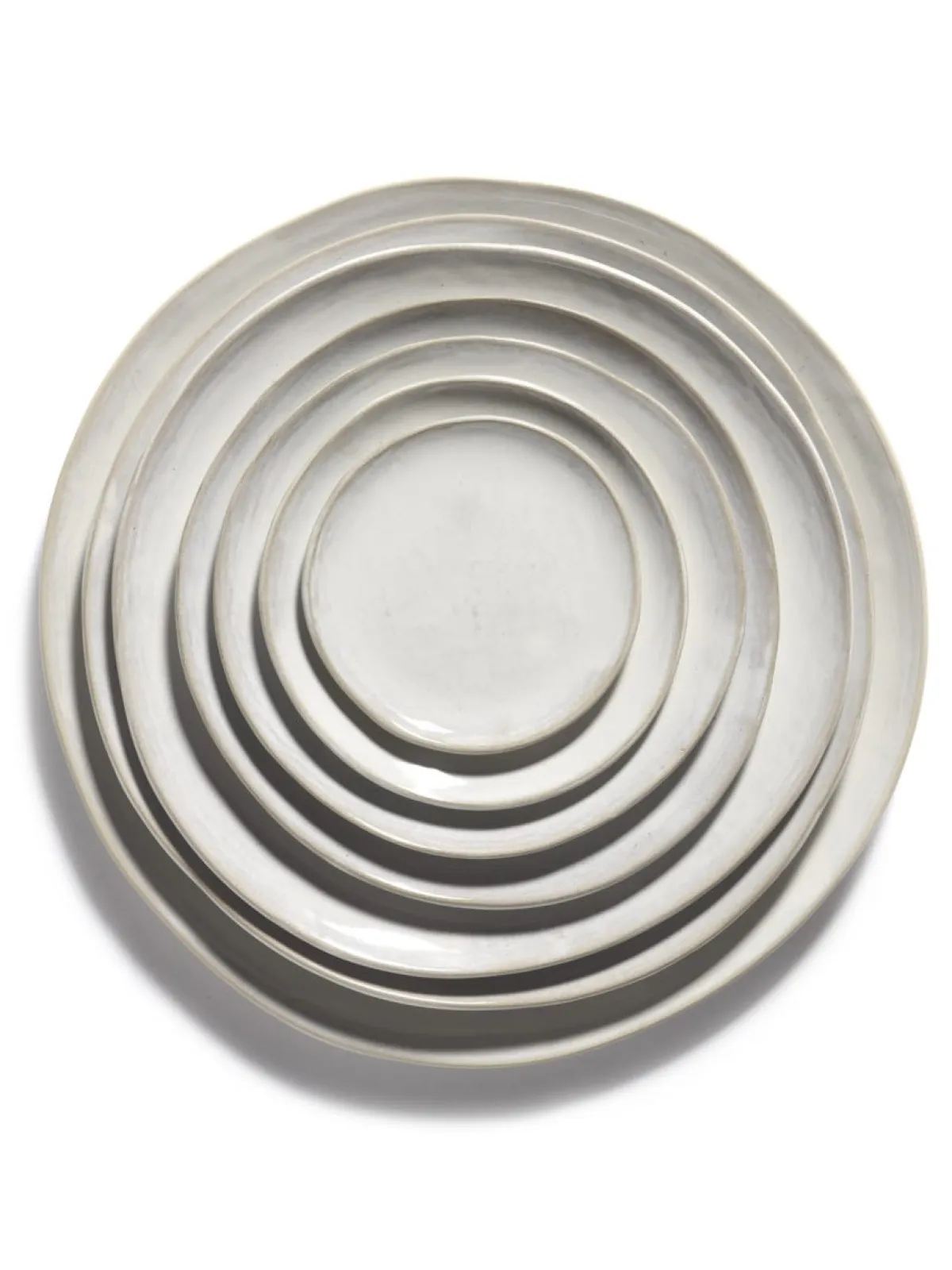 Assiette coupe plate rond écru grès émaillé Ø 11,5 cm La Mère - SERAX Sale