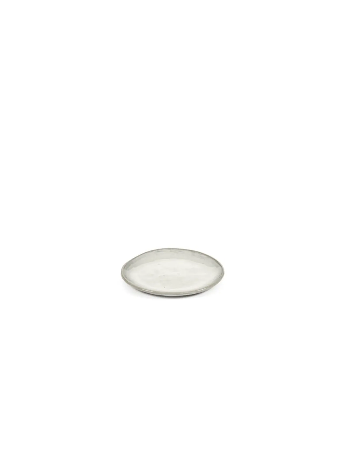 Assiette coupe plate rond écru grès émaillé Ø 11,5 cm La Mère - SERAX Sale