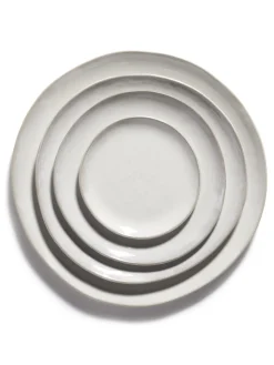 SERAX Assiette coupe plate rond écru grès émaillé Ø 14,5 cm La Mère New