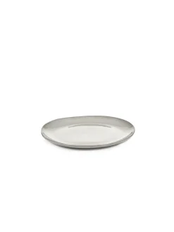 Assiette coupe plate rond écru grès émaillé Ø 20 cm La Mère - SERAX Best