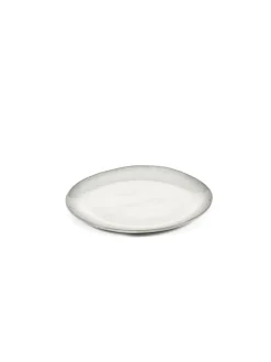 Assiette coupe plate rond écru grès émaillé Ø 20 cm La Mère - SERAX Best