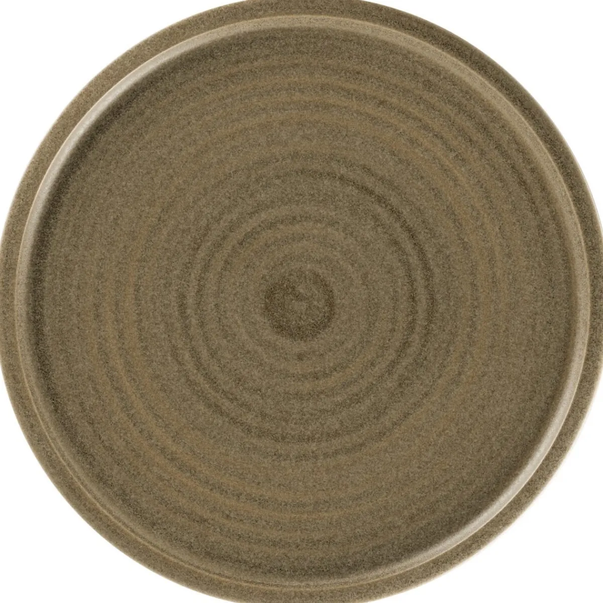 RAK Assiette coupe plate rond Dark Brown porcelaine vitrifiée Ø 23,8 cm Selva New