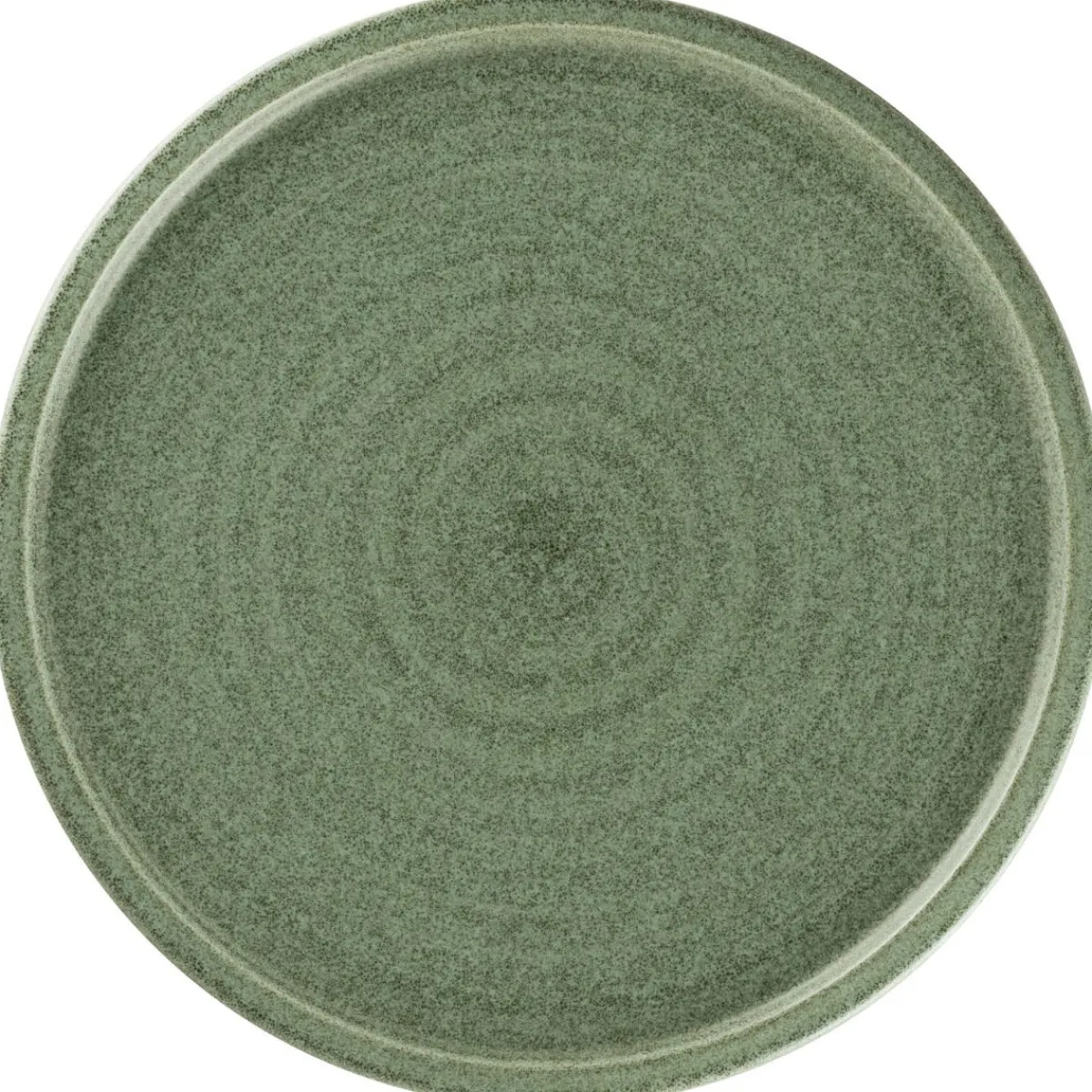 RAK Assiette coupe plate rond Dark Green porcelaine vitrifiée Ø 23,8 cm Selva Clearance