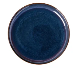 Assiette coupe plate rond denim bleu porcelaine Ø 29 cm Crafted - VILLEROY & BOCH