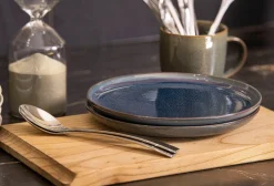 Assiette coupe plate rond denim bleu porcelaine Ø 21 cm Crafted - VILLEROY & BOCH Best