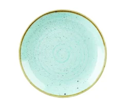 Assiette coupe plate rond duck egg porcelaine vitrifiée Ø 23 cm Evolve Stonecast - CHURCHILL Sale
