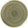 Assiette coupe plate rond Emerald porcelaine vitrifiée Ø 26,7 cm stone Spot - RAK Clearance