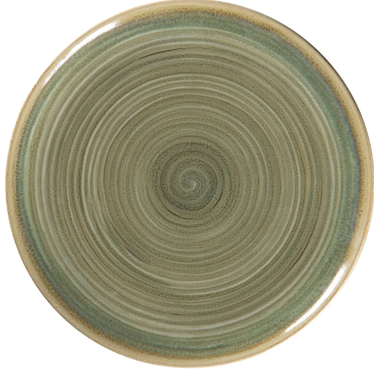 Assiette coupe plate rond Emerald porcelaine vitrifiée Ø 26,7 cm stone Spot - RAK Clearance
