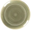 Assiette coupe plate rond Emerald porcelaine vitrifiée Ø 20,9 cm stone Spot - RAK Hot