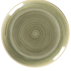 Assiette coupe plate rond Emerald porcelaine vitrifiée Ø 20,9 cm stone Spot - RAK Hot