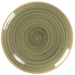 RAK Assiette coupe plate rond Emerald porcelaine vitrifiée Ø 15 cm stone Spot Best