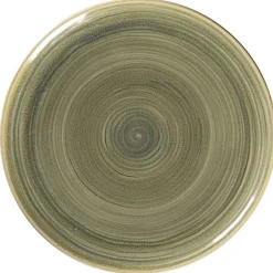 Assiette coupe plate rond Emerald porcelaine vitrifiée Ø 30,7 cm stone Spot - RAK Outlet
