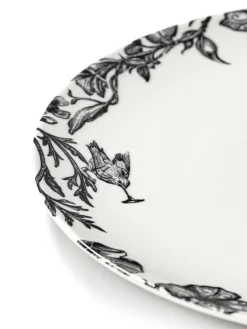 SERAX Assiette coupe plate rond ENCHANTED GARDEN porcelaine Ø 23,5 cm Unity Discount