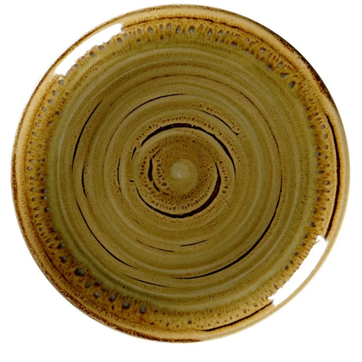 RAK Assiette coupe plate rond Garnet porcelaine vitrifiée Ø 17,9 cm stone Spot Outlet