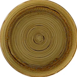 Assiette coupe plate rond Garnet porcelaine vitrifiée Ø 29,3 cm stone Spot - RAK