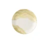 Assiette coupe plate rond Gold porcelaine vitrifiée Ø 16,5 cm Tide - CHURCHILL