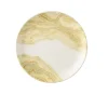 Assiette coupe plate rond Gold porcelaine vitrifiée Ø 28,8 cm Tide - CHURCHILL